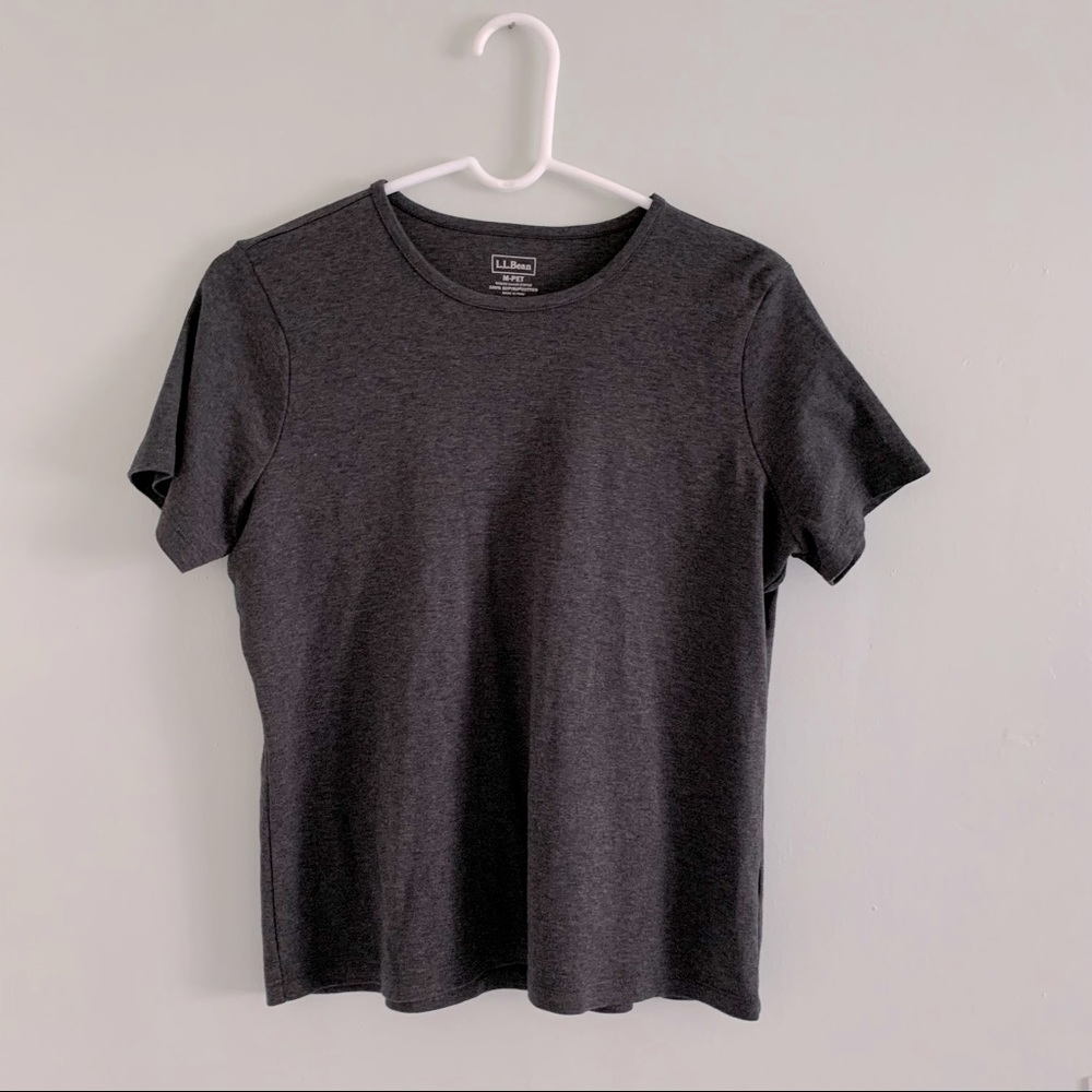 Dark Gray Cotton Tee